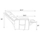 preview thumbnail 4 of 2, Henrietta Upholstered Power Lift Massage Chair