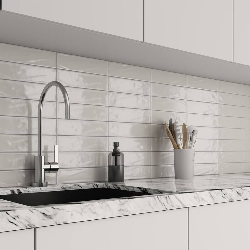 Chateau 3 in. x 12 in. Glazed Ceramic Subway Wall Tile