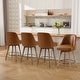 preview thumbnail 25 of 26, 26" Counter Height Swivel Bar Stool, Upholstered Counter Stools - 23.8" (D) x 21.7" (W) x 38" (H)