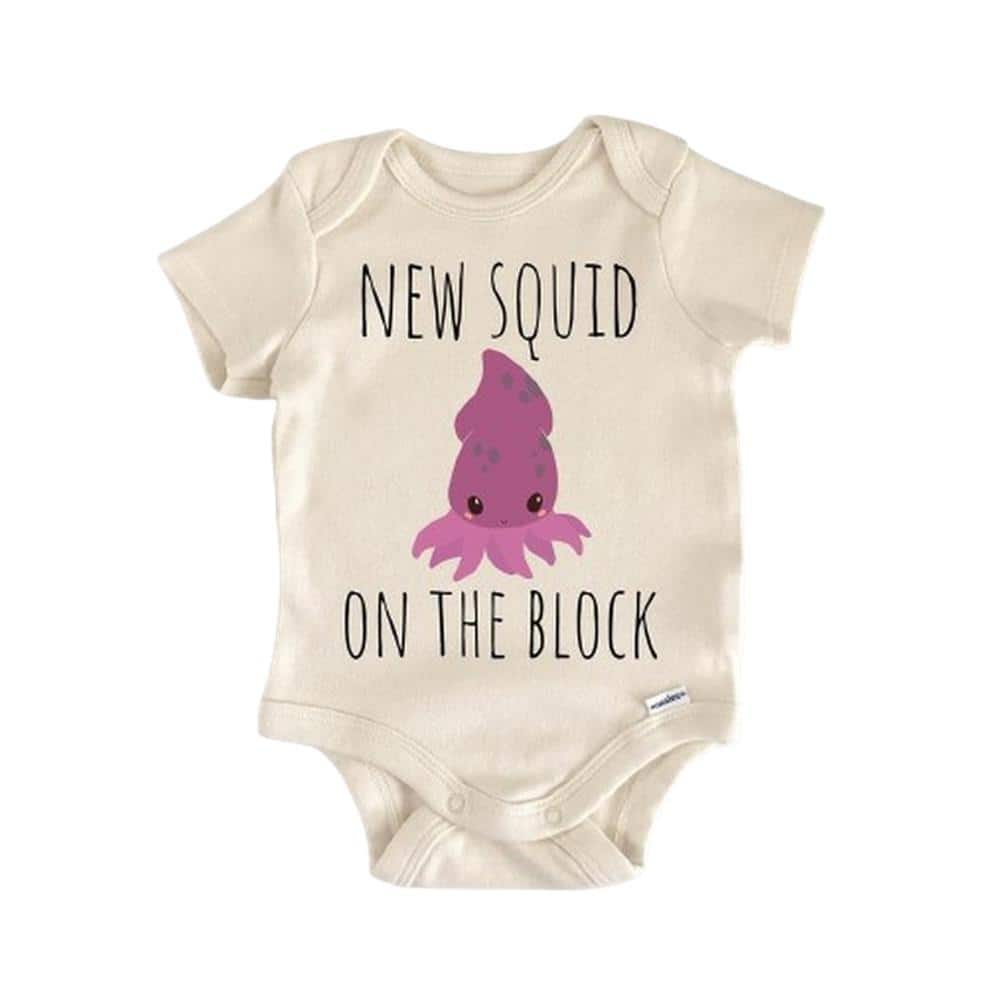 Squid Octopus Ocean - Baby Boy Girl Clothes Infant Bodysuit Funny Cute Newborn