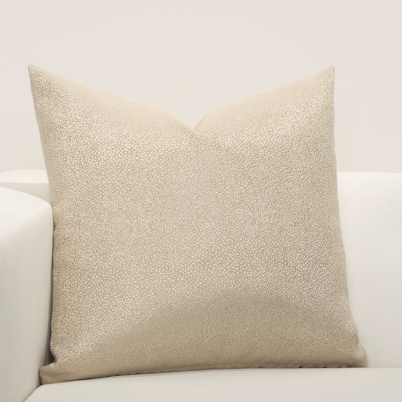 F. Scott Fitzgerald Square Effervescent Champagne Throw Pillow