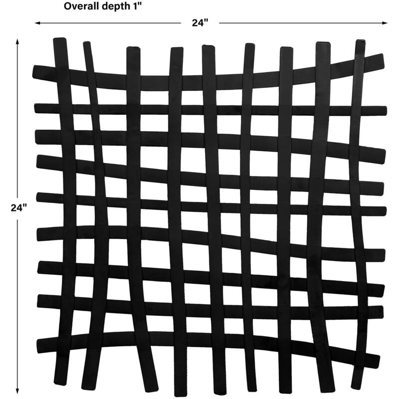 Uttermost 04293 Gridlines 24" x 24" Frameless Decorative Panel