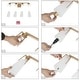 preview thumbnail 16 of 22, Modern Glam 2/3/4-Lights Gold Bathroom Vanity Lights Dimmable Frosted Funnel Glass Wall Sconces