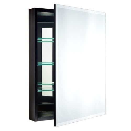 Miseno MBC3023 Carlentini 30"H x 23"W Beveled Recessed or Surface Mount Mirrored Medicine Cabinet