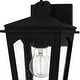 preview thumbnail 5 of 5, Huck 1-Light Earth Black Outdoor Wall Lantern