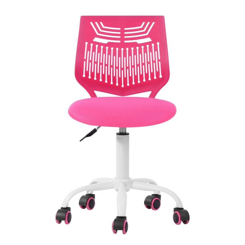 Homylin Teen Mesh Task Chair Swivel Height Adjustable for Students