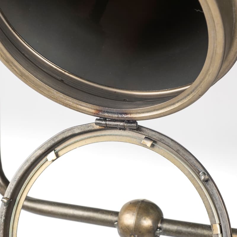 Debdou Gold Metal Adjustable Cinema-Style Floor Lamp