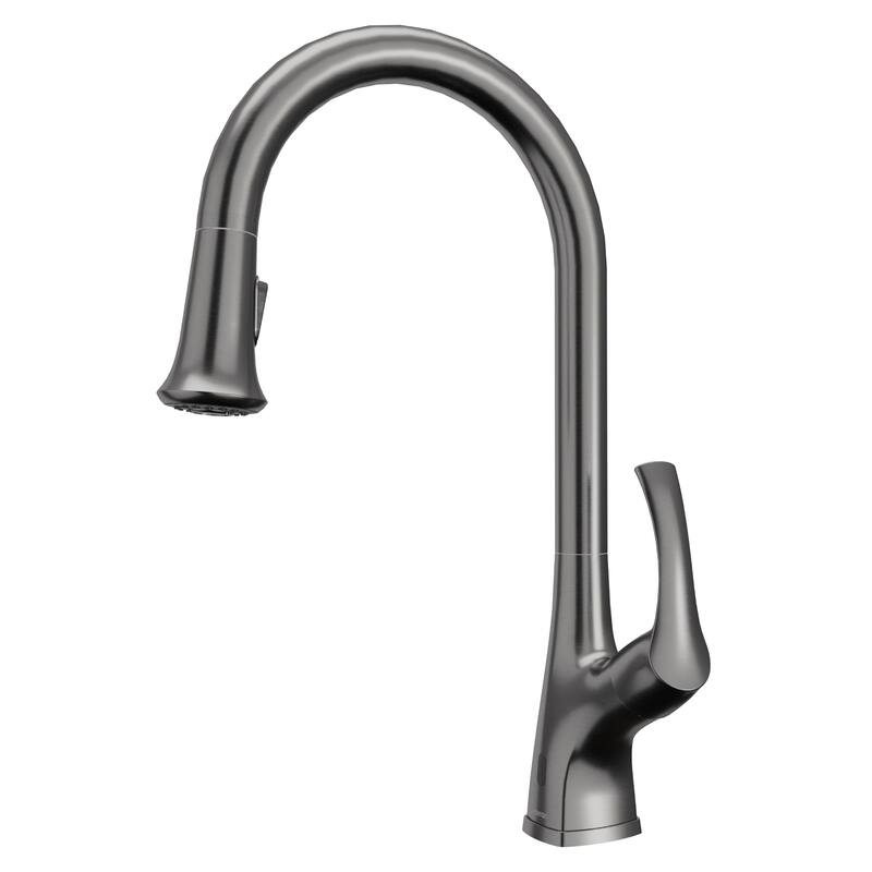 Karran Chantilly Touchless KKF375 Single Handle Pull Down Sprayer Kitchen Faucet - Gunmetal Grey