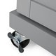 preview thumbnail 18 of 33, Batavia Indoor Kitchen Cart with Wheels by Christopher Knight Home