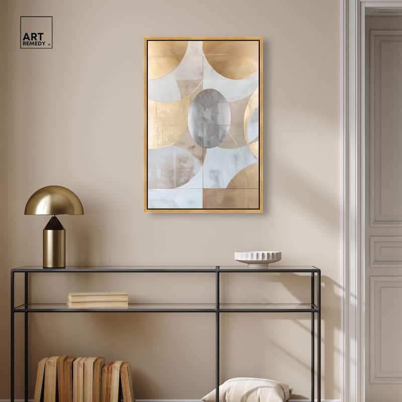 Golden Orb II Canvas by Art Remedy