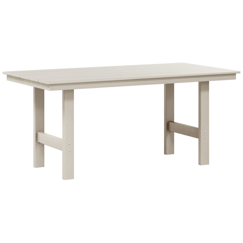 Shoreside 66 Inch By 34 Inch Rectangular Patio Dining Table