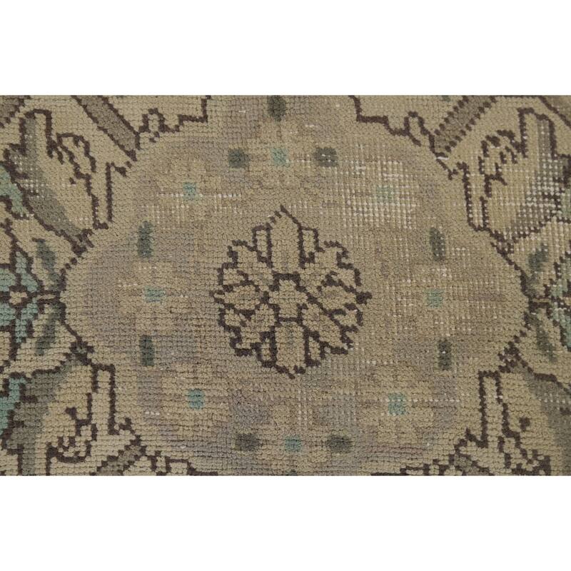 Tabriz Vintage Persian Area Rug Handmade Traditional Wool Carpet - 8'3" x 11'2"