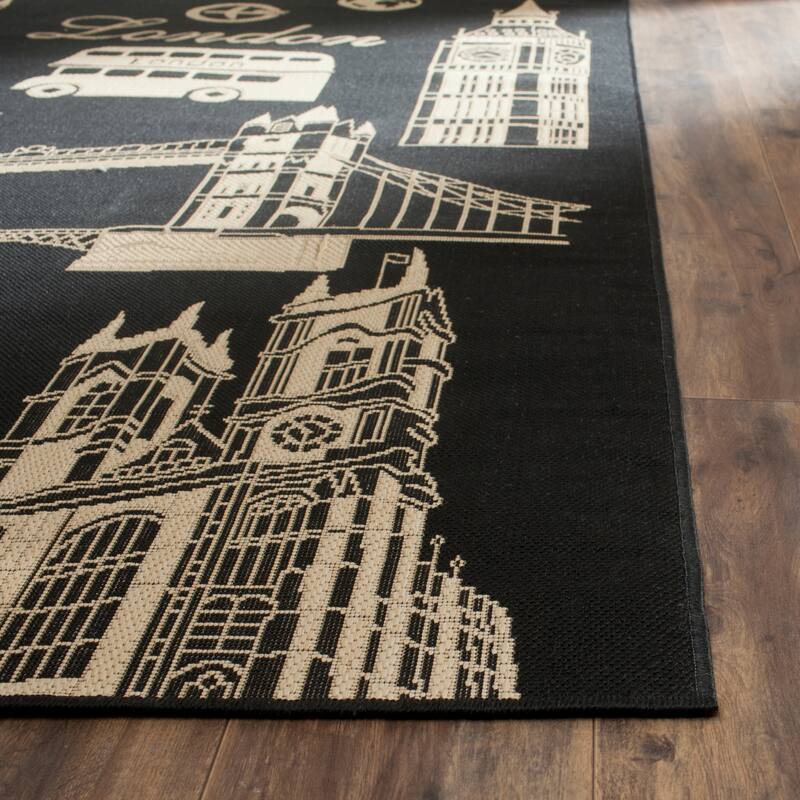 SAFAVIEH Courtyard Vilemina Indoor/ Outdoor Waterproof Patio Backyard Rug