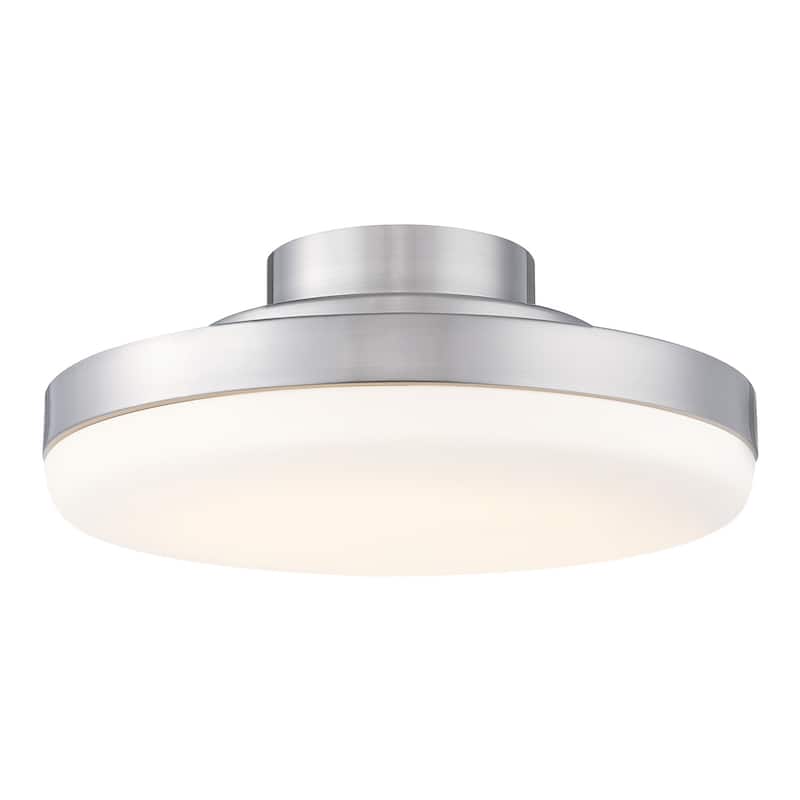 TriAire Ceiling Fan 12-inch Correlated Color Temperature (CCT) Select LED Light Kit - Brushed Nickel