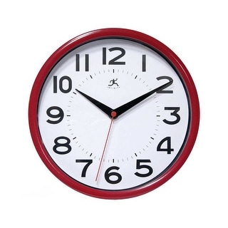 Metro Wall Clock - 9 H x 9 W x 1.5 D - 9 x 1.5 x 9