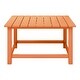 preview thumbnail 3 of 12, Laguna Outdoor 5-Piece Adirondack Chair With Square Coffee Table Conversation Set