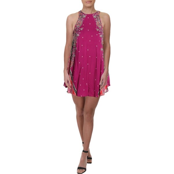 a line mini slip dress