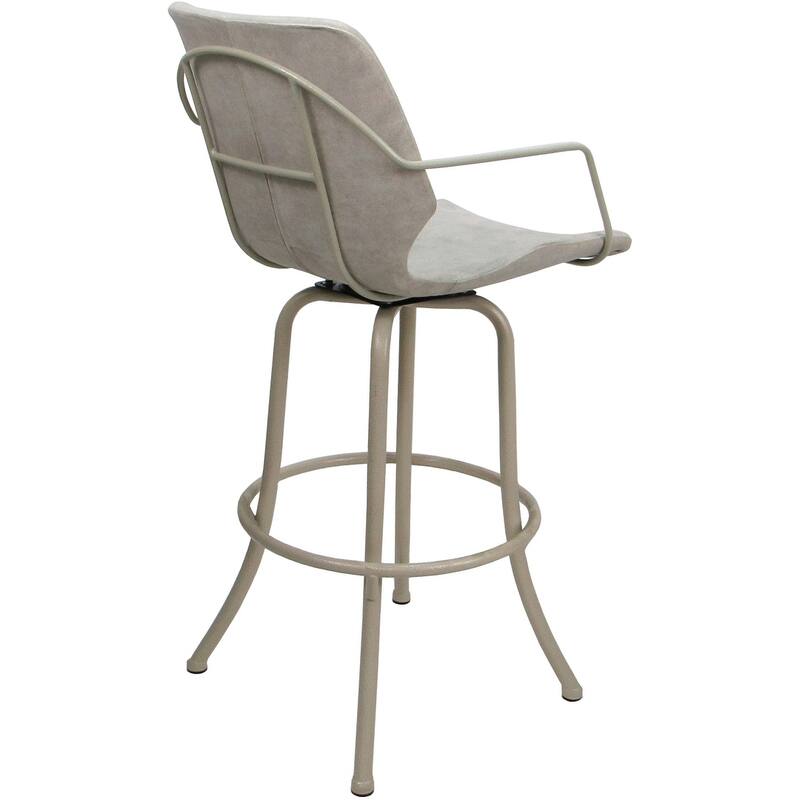 Asheville Swivel Counter 26", 30" or Extra Tall 34" Metal Bar Stool