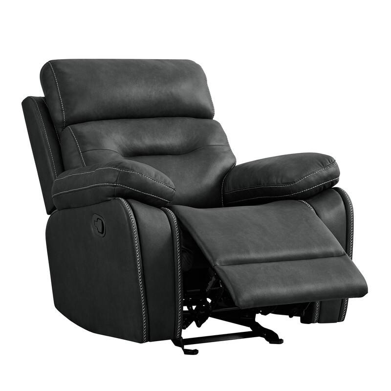 Spruce & Spring Lauren Manual Recliner Glider Rocker Chair for Living Room