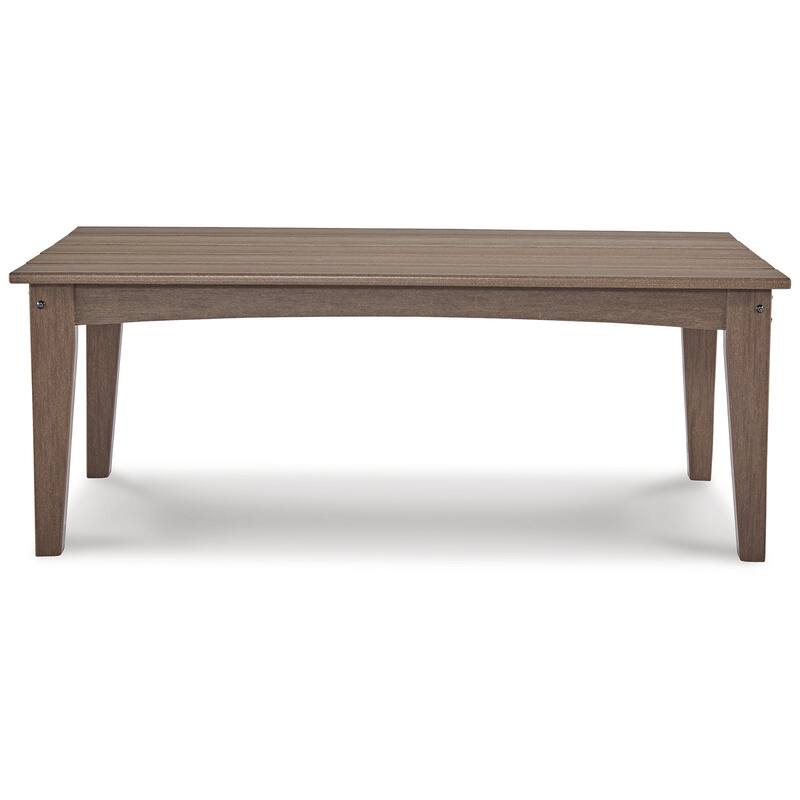 Signature Design by Ashley Emmeline Brown/Beige 2-Piece Outdoor Seating Package - 77.25" W x 28" D x 35.5" H