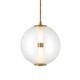 preview thumbnail 1 of 7, Hinkley Lighting 33107 Elin 14" Wide LED Pendant Lacquered Brass