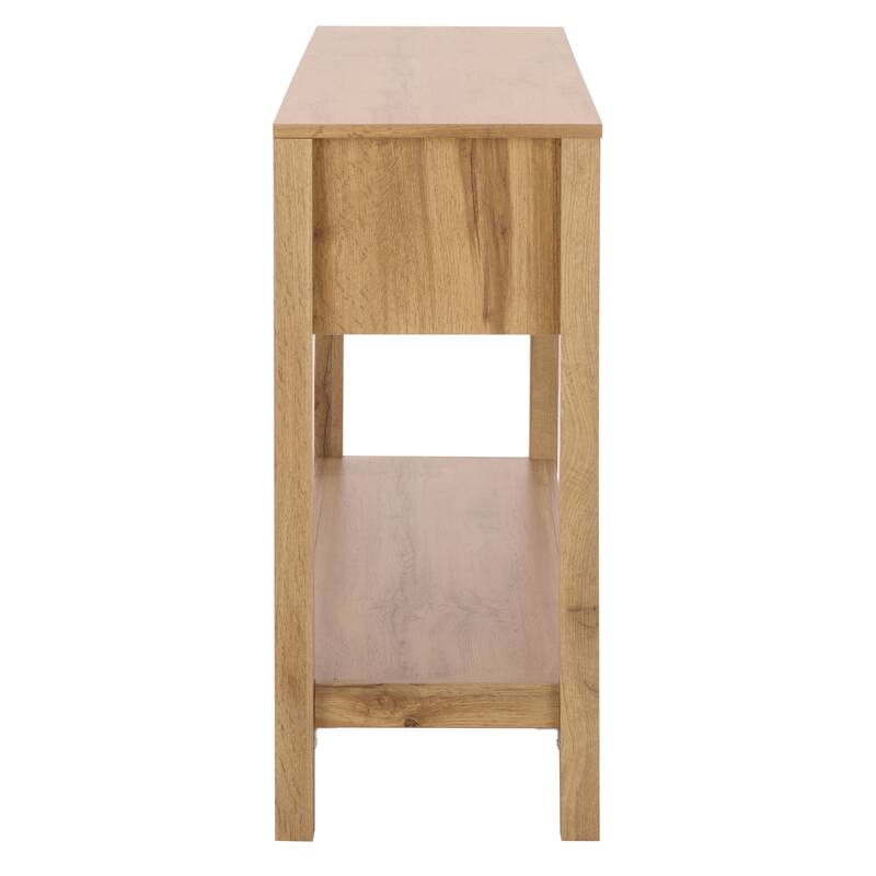 SAFAVIEH Home Seeley 2-Drawer Console Table - 47"W x 14"D x 32"H