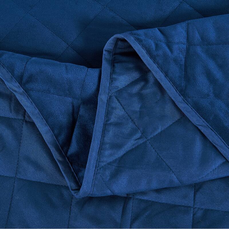 Serenta Velvet Quilts 5 Piece Ultra Soft Floor Touching Bedspread Set