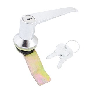 21mm Male Thread Metal Security Panel Cam Lock w 2Keys for Mailbox ...