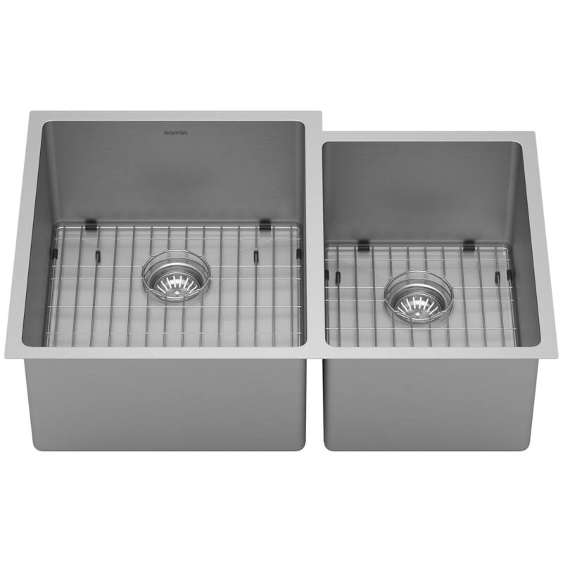 Karran USA EL-78R-PK1 Elite 33" Undermount Double Basin Stainless