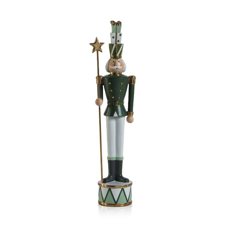 Clarence Nutcracker Soldier w/ Star Figurine