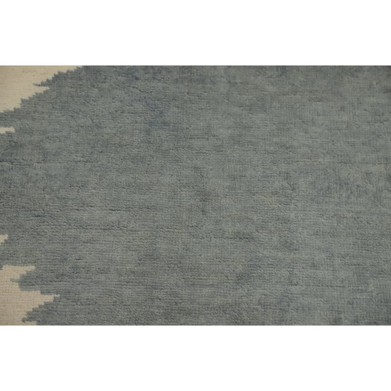 Geometric Gabbeh Vegetable Dye Area Rug Handmade Wool Carpet - 11' 10'' X 9' 0''