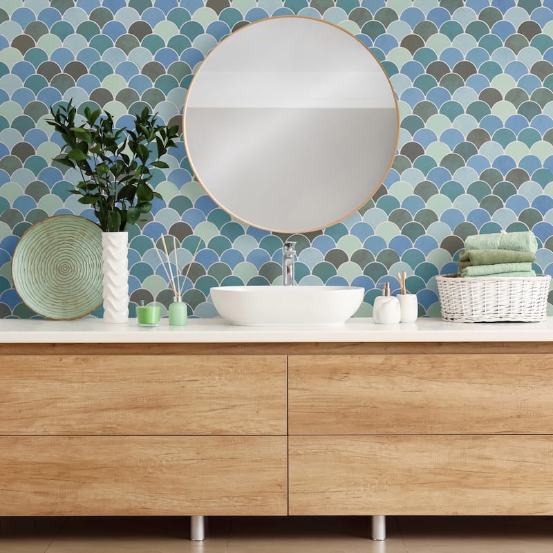 Merola Tile Scala Garden 12-1/8" x 12-1/8" Porcelain Floor and Wall Tile