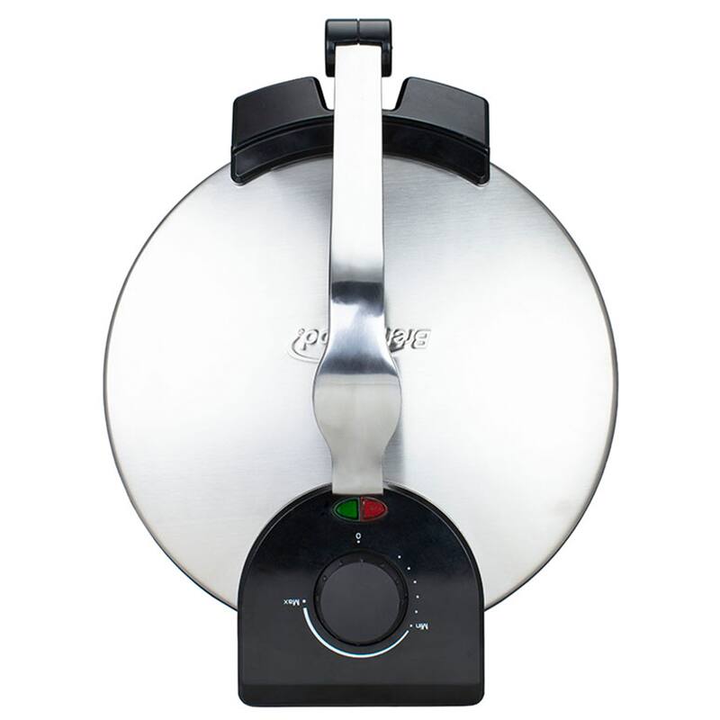 Stainless Steel 12 Inch Nonstick Electric Skillet Tortilla Maker Adjustable Temperature