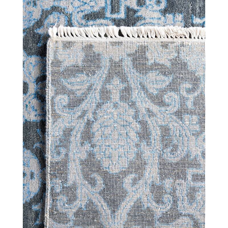 Ikat One-of-a-Kind Hand-Knotted Area Rug - Brown, 8' 1" x 10' 5" - 8' 1" x 10' 5"