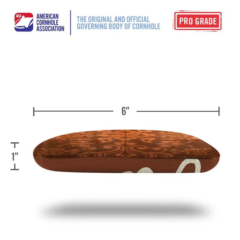 Yee Haw Orange Dual Sided Cornhole Bags
