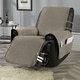 preview thumbnail 17 of 28, Stonecrest Non Slip Recliner Chair Cover, Velvet Recliner Slipcover Recliner 23" Regular - Taupe