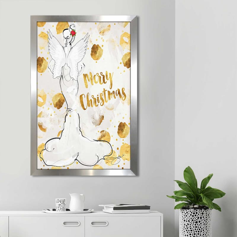 "Angel, Merry Christmas" by Jodi Print on Acrylic