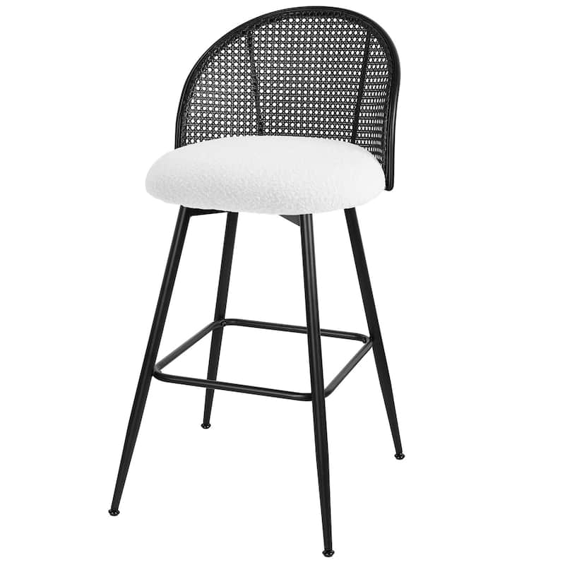 26"/29" Swivel Barstools Counter Height Bar Stool w/ Metal Legs