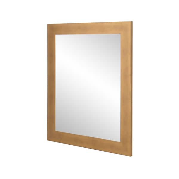 Brushed Gold Wall Mirror - Bed Bath & Beyond - 20506674