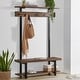 preview thumbnail 1 of 11, Carbon Loft Lawrence Entryway Hall Tree with Bench and Coat Hooks