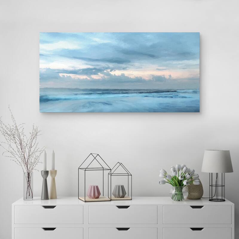 Dewey Beach Abstract by Lori Deiter Canvas Art Print