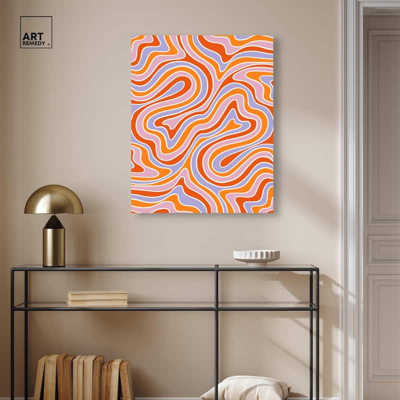 Bubble Gum Retro I Canvas by Art Remedy, Gallery Wrapped