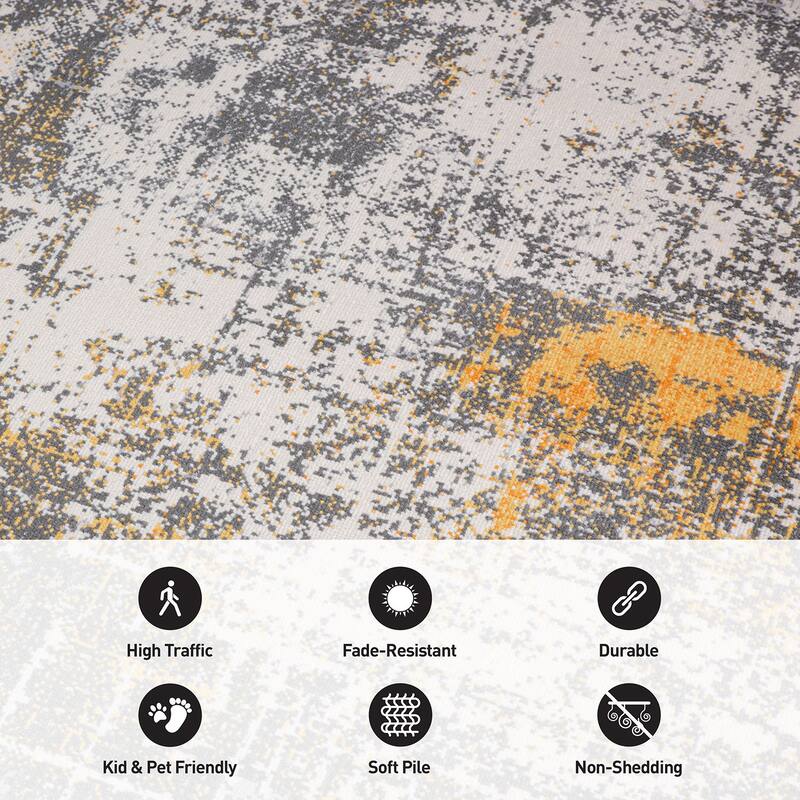 World Rug Gallery Perugia Modern Abstract Area Rug