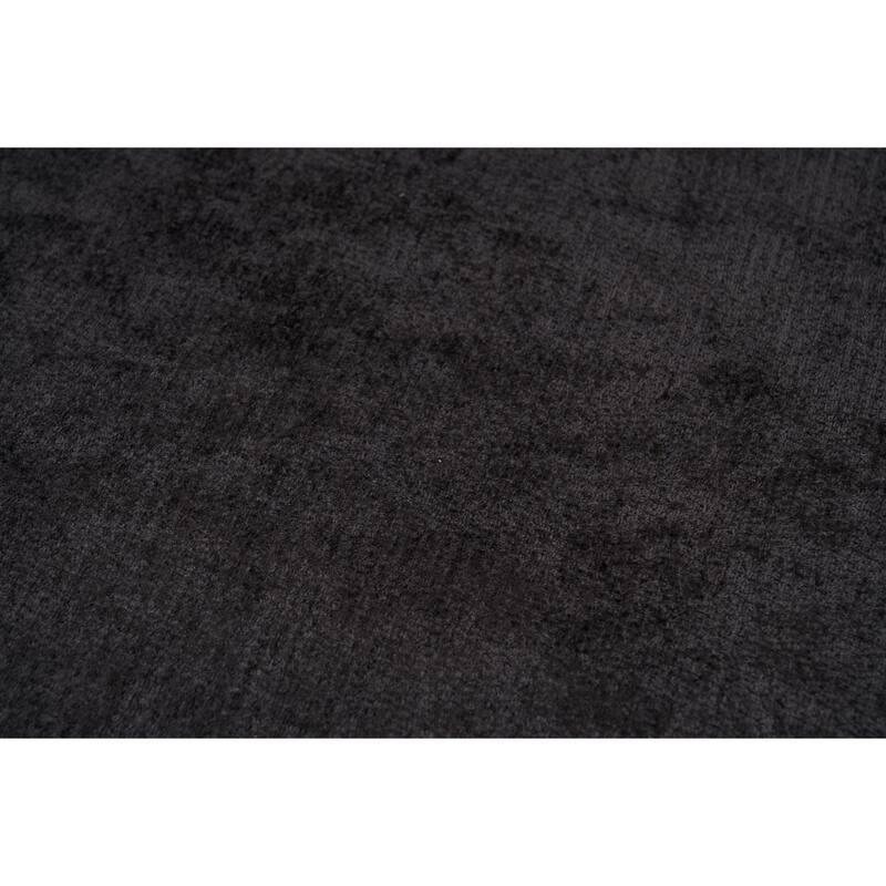 GDFStudio - Modern Crescent-Shaped Chenille 79" 3-Seater Sofa