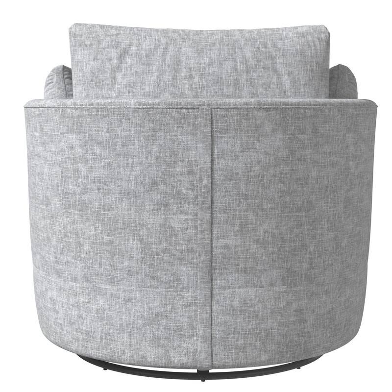 Swivel 34.7" Wide Comfortable Chenille Accent Chair (Set of 2)