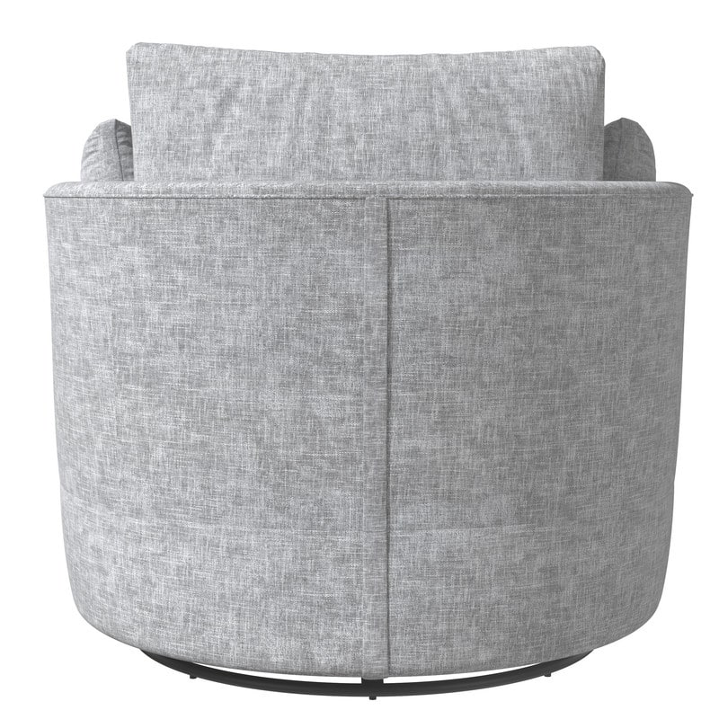 Swivel 34.7" Wide Comfortable Chenille Accent Chair (Set of 4)