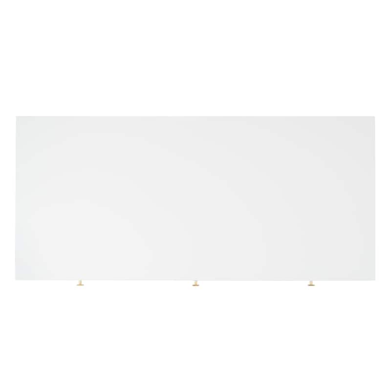 SAFAVIEH Couture Aiman Lacquer White/ Gold Writing Desk