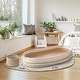 preview thumbnail 27 of 34, Baby Changing Basket, Handmade Woven Cotton Rope Moses Basket, Changing Table Topper with Mattress Pad