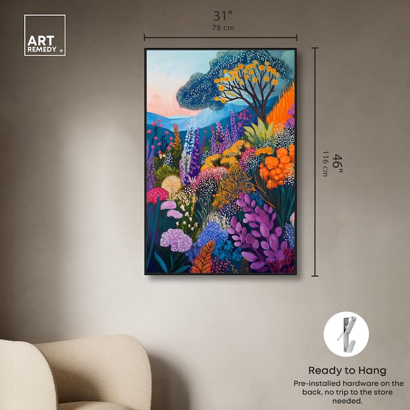 Solara's Bloom Canvas by Art Remedy