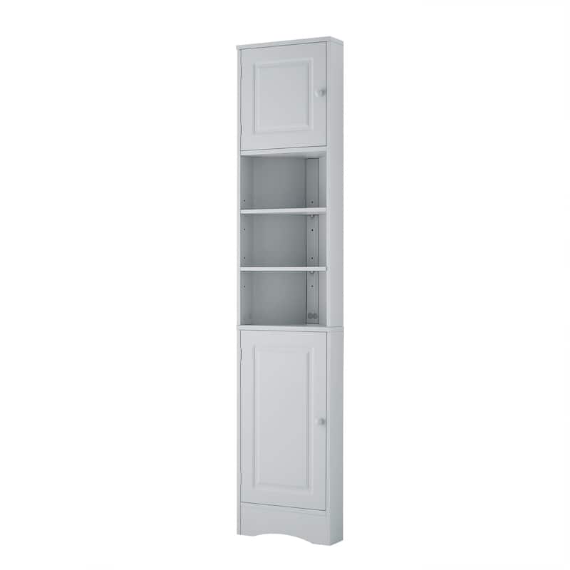 Corner Cabinet Tall Bathroom Storage Cabinet